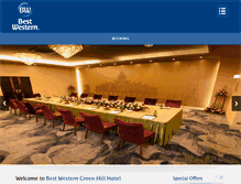 Tablet Screenshot of greenhillhotelyangon.com